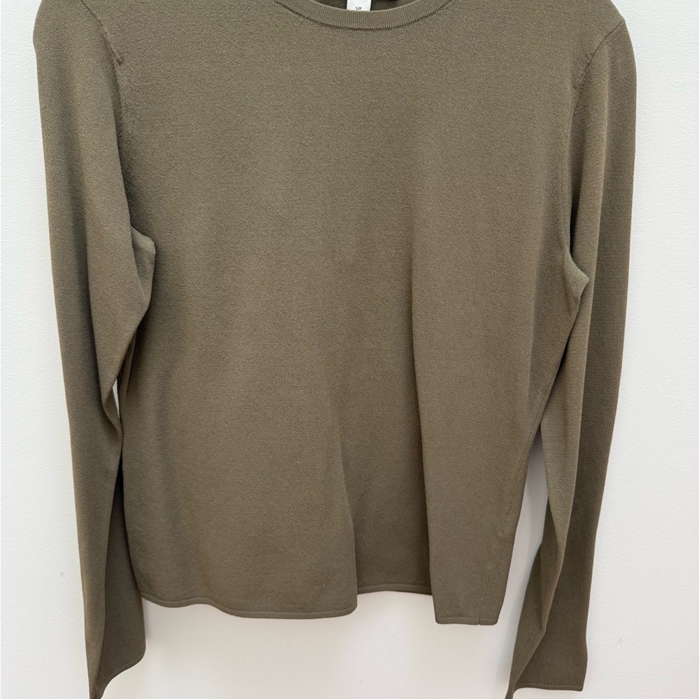 Vince Women’s Khaki Crewneck Sweater NWT